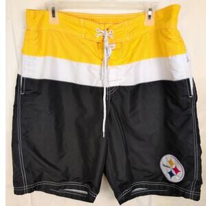 G lll apparel NFL Pittsburgh Steelers swim shorts Size XL Beach Fangear Football